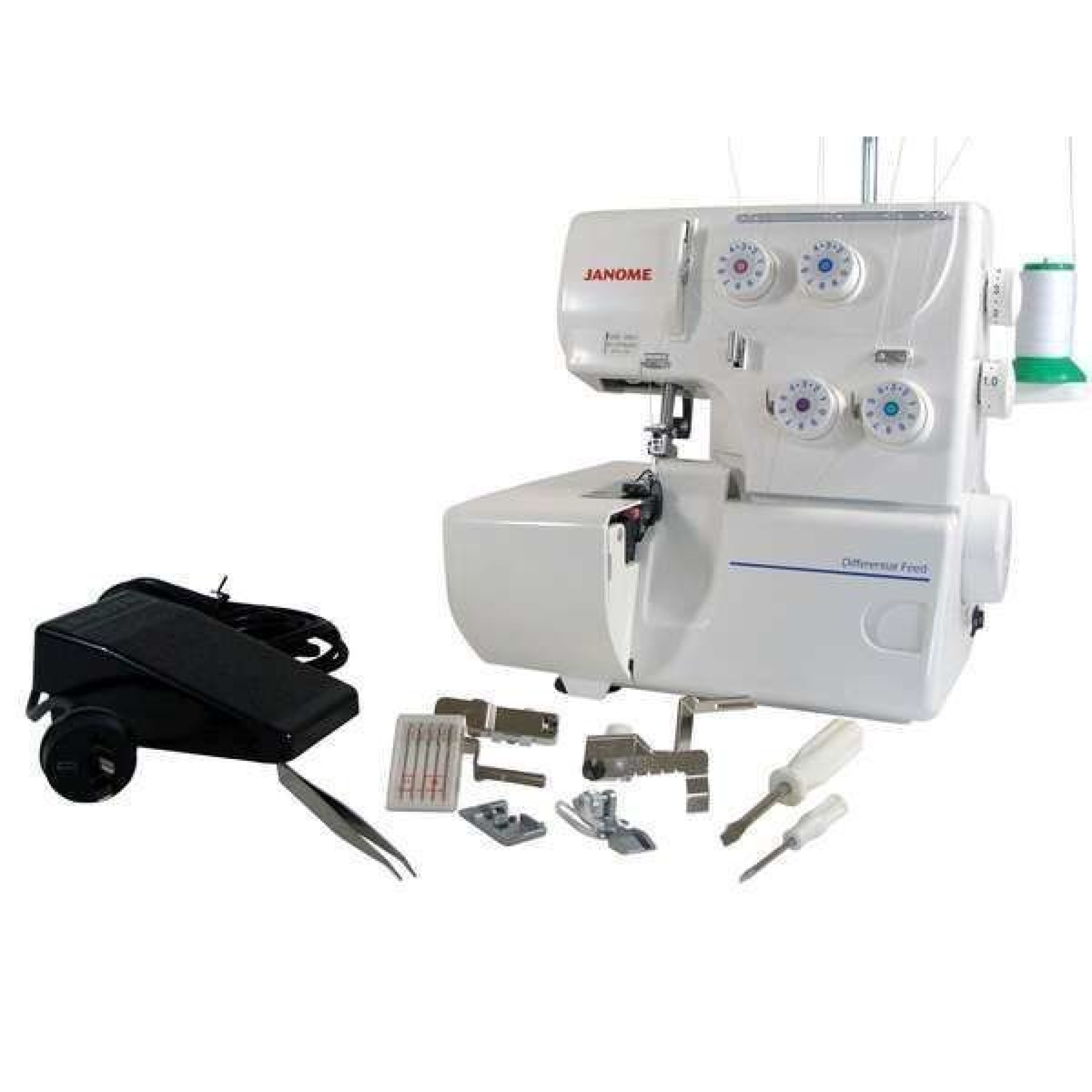 Combo deal. Janome dc3200 sewing machine and 8004d overlocker The