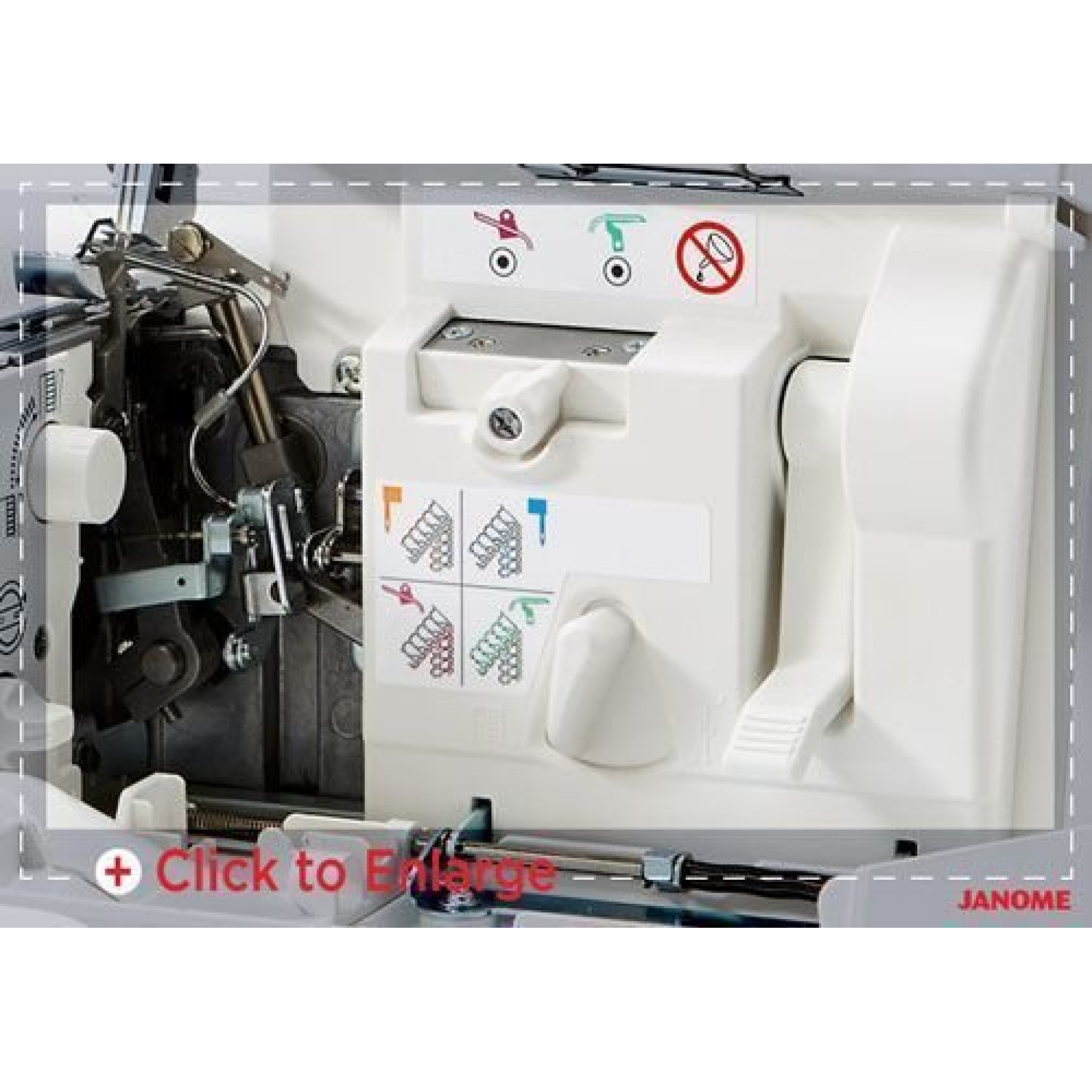 Janome 2000 Air threader 4 thread overlocker The Sewing Machine Company