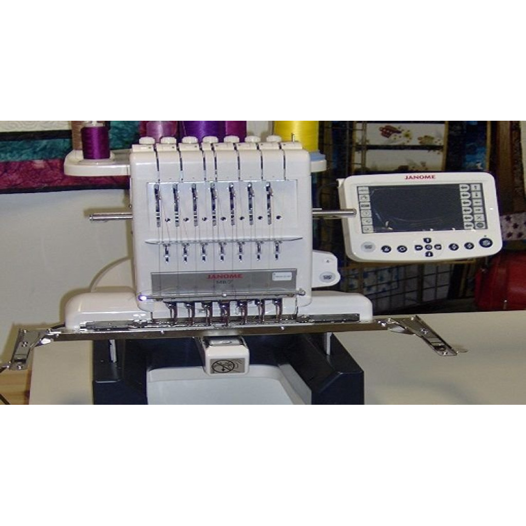Janome MB7e seven needle embroidery sewing machine The Sewing Machine
