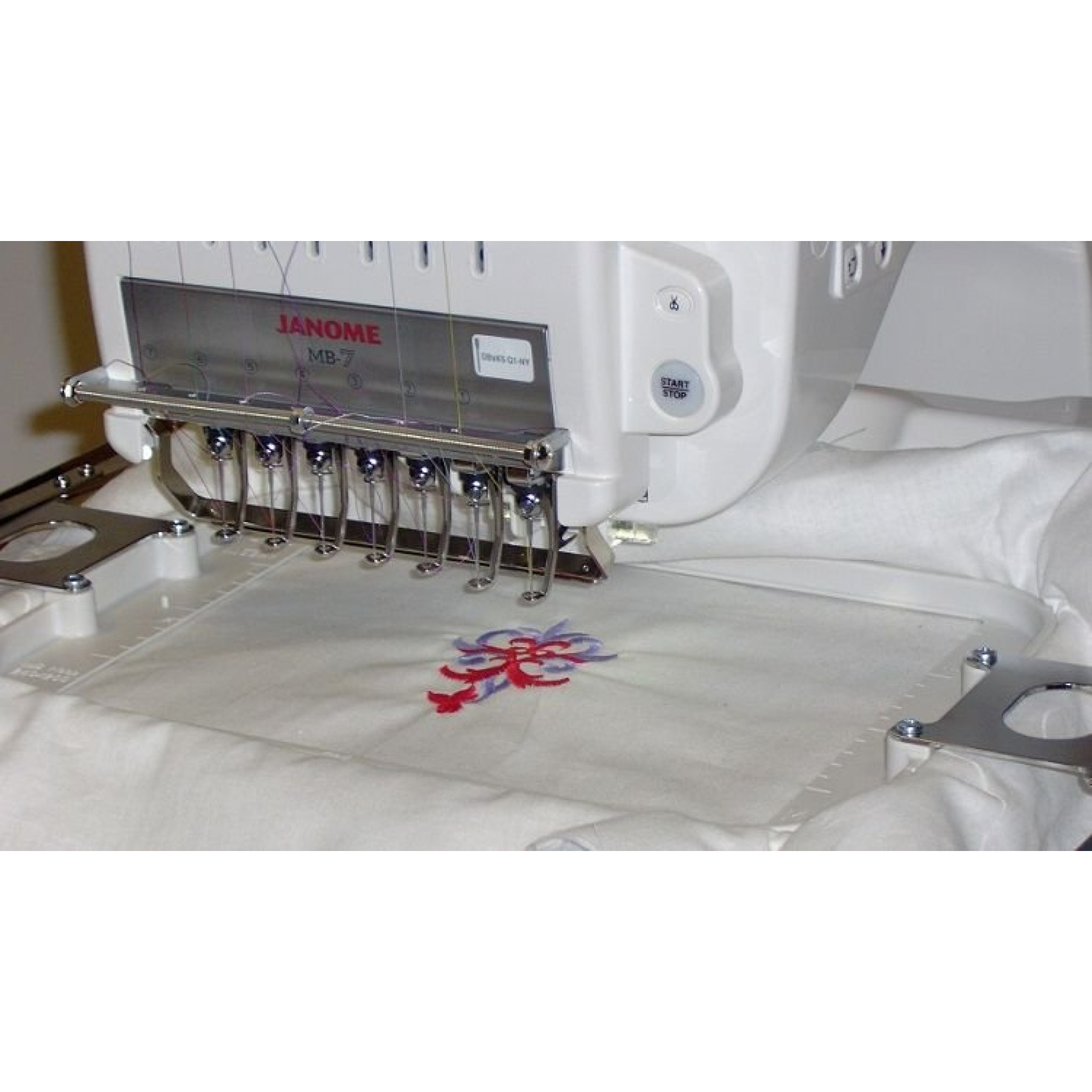 Janome MB7e seven needle embroidery sewing machine The Sewing Machine
