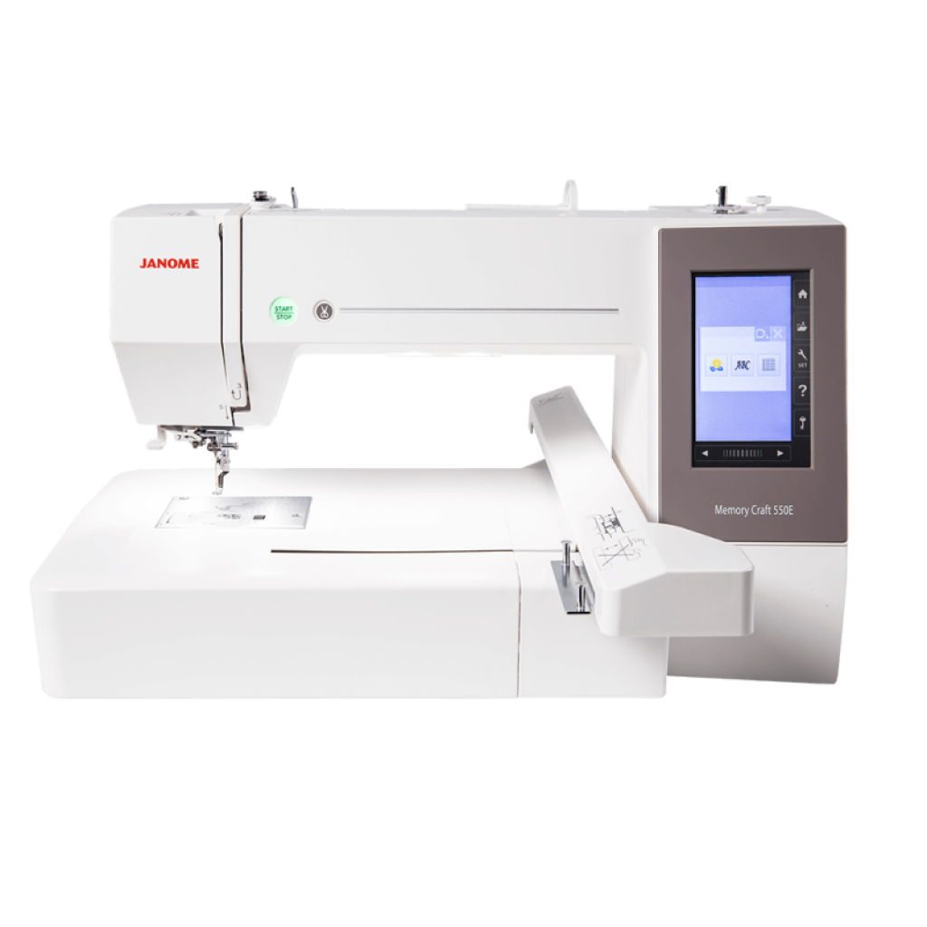 Janome Memorycraft 550e embroidery sewing machine The Sewing Machine