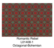 The cotton fabric Romantic Rebel Octagonal Bohemain L01408-1 by Leutenegger is (1)