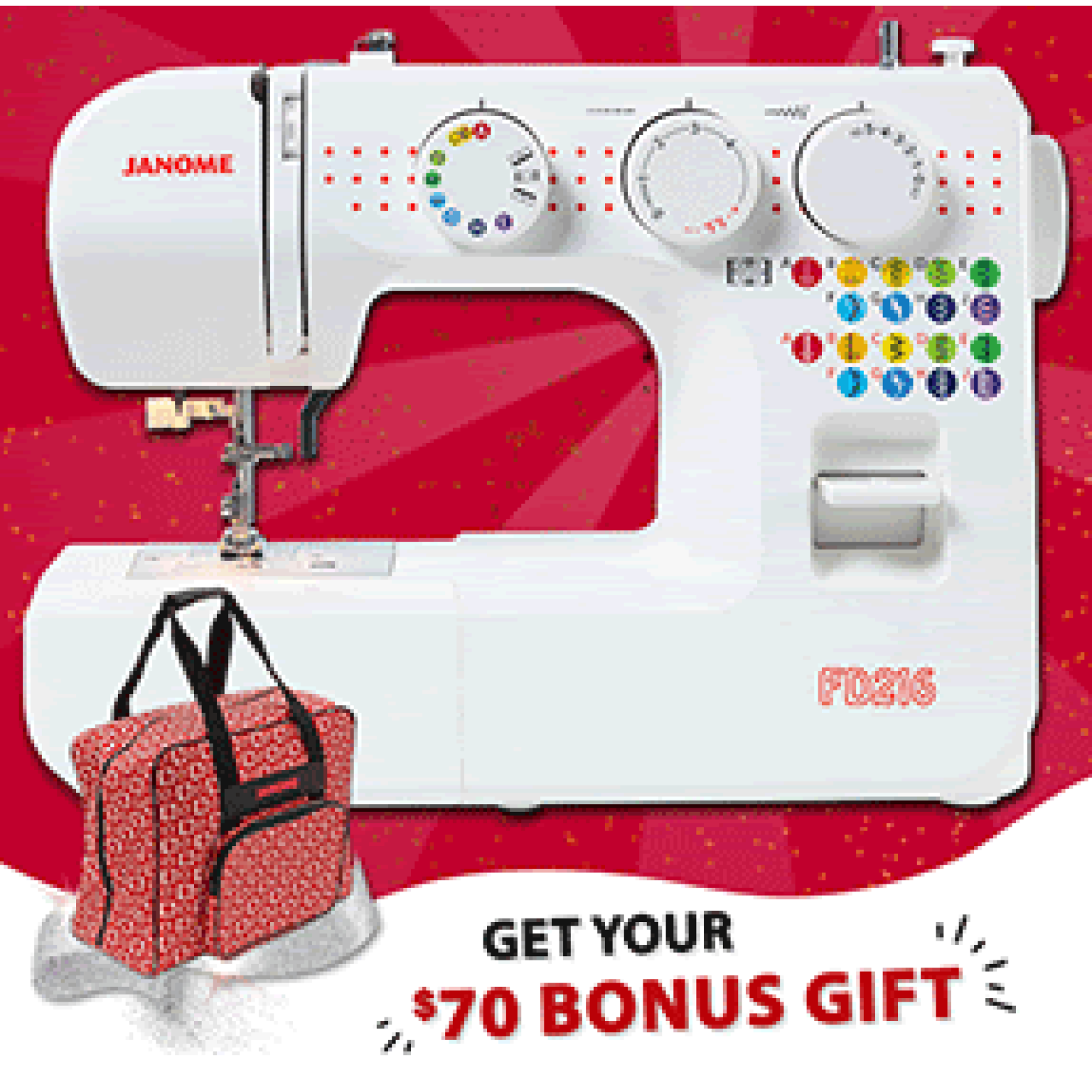 Janome FD216 sewing machine The Sewing Machine Company