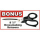 Scissors Bonus comes as a special offer with this machine