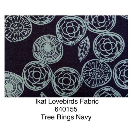 Batik Lovebirds Fabric. 640155 Bird Nest Is 100% Quilters Cotton Material (1)