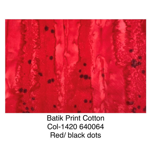 Batik fabric colour 1420 red 640064 (1)