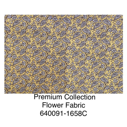Birch Flower Fabrics 640091-1658c Light yellow (1)