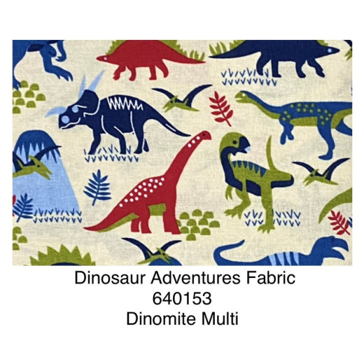 Dinosaur Adventures Fabric 640153 Dinomite Multi (1)