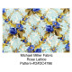 End Of Roll Michael Miller, Rose Lattice Aqua 4786 Is 100% Quilters Cotton Material (1)