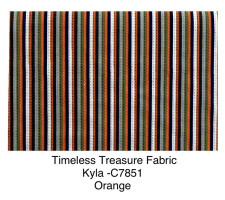 End Of Roll Timeless Treasures Kyla C7851, Orange Is 100% Quilters Cotton Material (1)
