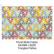 Floral Birds Fabric 640089 1622b Triangles Yellow Is 100% Quilters Cotton Material (1)