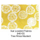Ikat Lovebirds Fabrics 640155 Three Rings Mustard (1)
