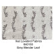 Ikat Lovebirds Fabric 640155 Grey Blender Leaf Is 100% Quilters Cotton Material (1)