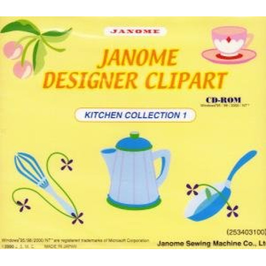 Janome Designer Clipart. Kitchen Collection-1