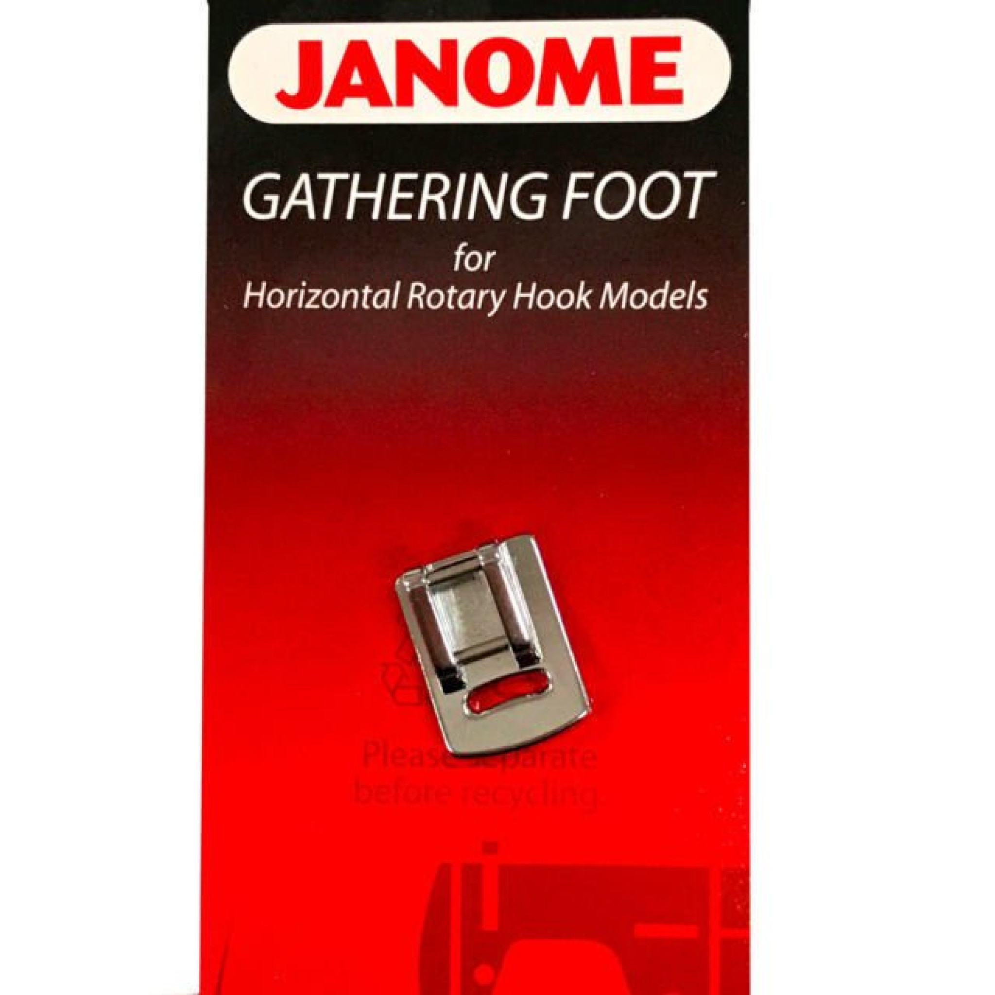 Janome Gathering Foot For 7mm Machines The Sewing Machine Company