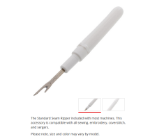 Janome Seam Ripper Comes With Most Machines (1)