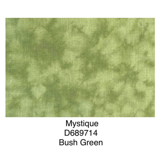 Mystique Fabric D689714 Bush Green By Leutenegger Is 100% Quilters Cotton Material
