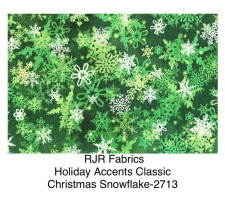 Rjr Fabrics, 2713 Green Christmas Stars Is 100% Quilters Cotton Material (1)
