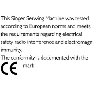 Singer 5417 Electrical Testing