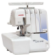 The Janome 644d overlocker with the Blue Front