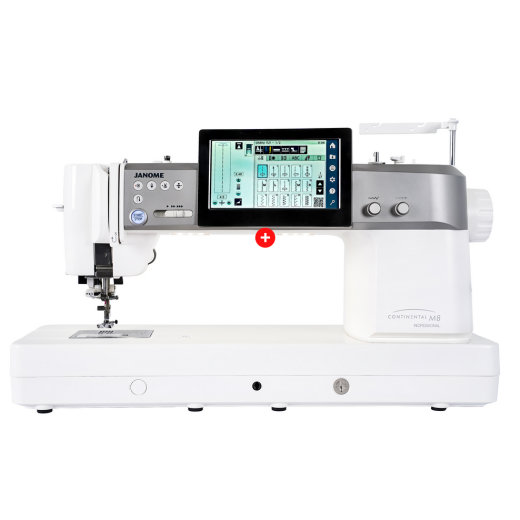 The New Janome Continental CM8 quilters sewing machine