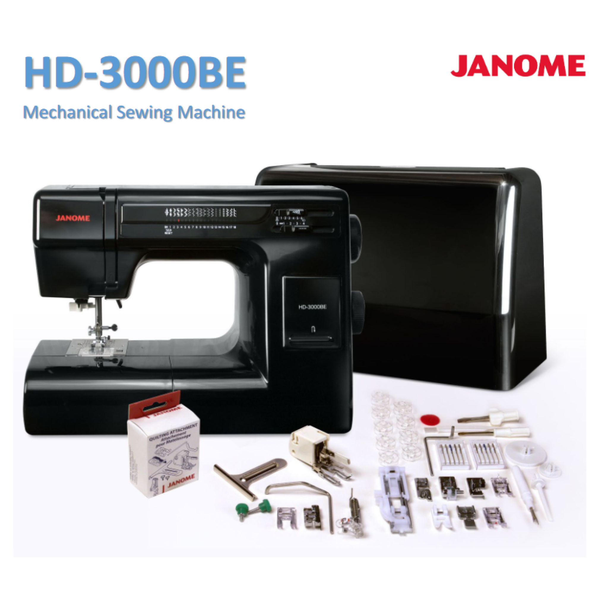 Janome HD3000be heavy duty sewing machine The Sewing Machine Company