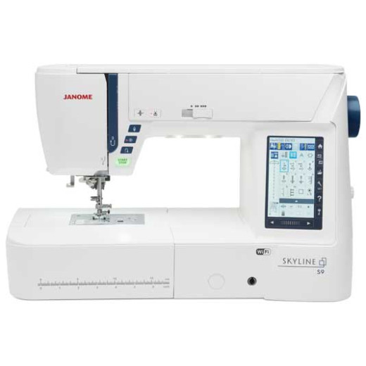The Janome Skyline s9 is a fantastic sewing and embroidery sewing machineS9 Big