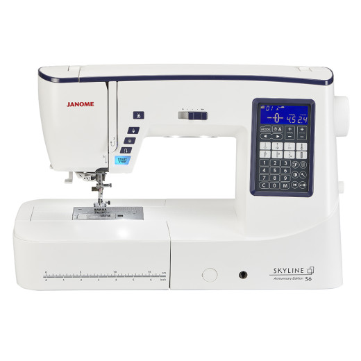 The New Skyline S6ae quilters sewing machine