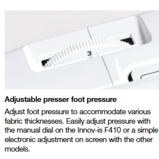 Brother F420 Pressure on Foot