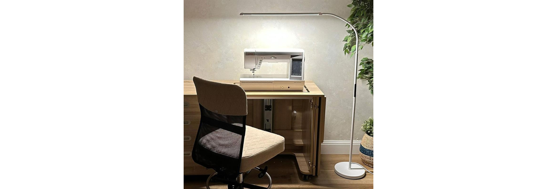 Horn Alina Long Bright Led Floor Lamp